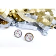 Swarovski nemesacél fülbevaló